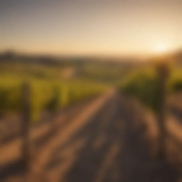 Tuscan Vineyard in the Golden Hour