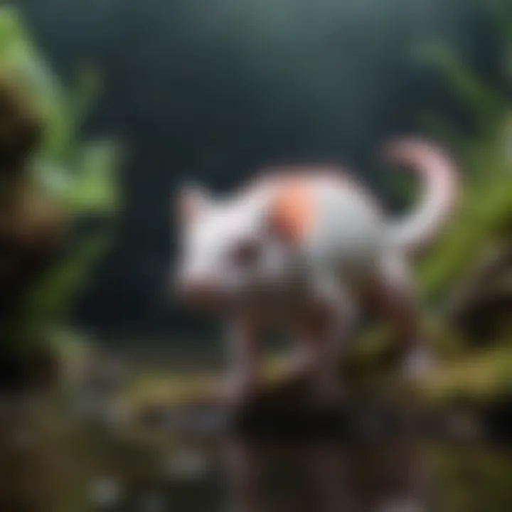 A fascinating axolotl showcasing its unique regenerative abilities