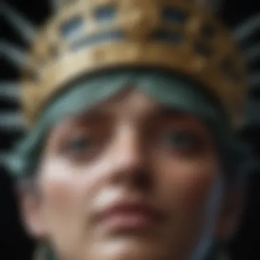 Statue of Liberty's Face and Crown