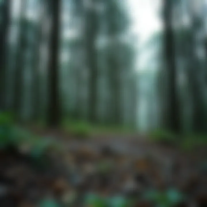 Biodiverse ecosystem in Alabama's forests