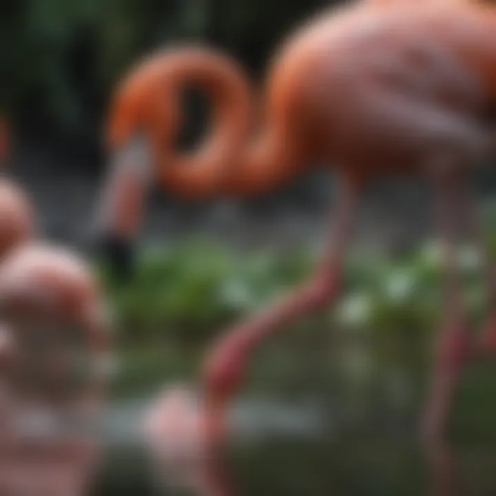 Fascinating Flamingo Feeding Ritual