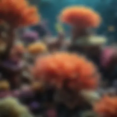 Colorful Coral Reef Ecosystem Colorful Coral Reef Ecosystem