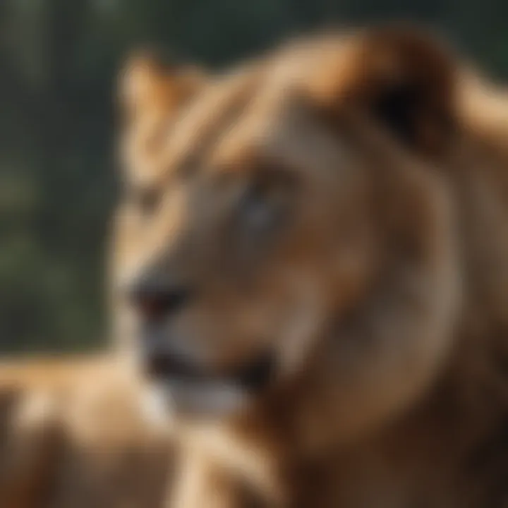 Female Lion Unique Characteristics