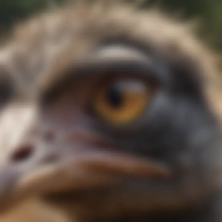 Ostrich Eye Contact