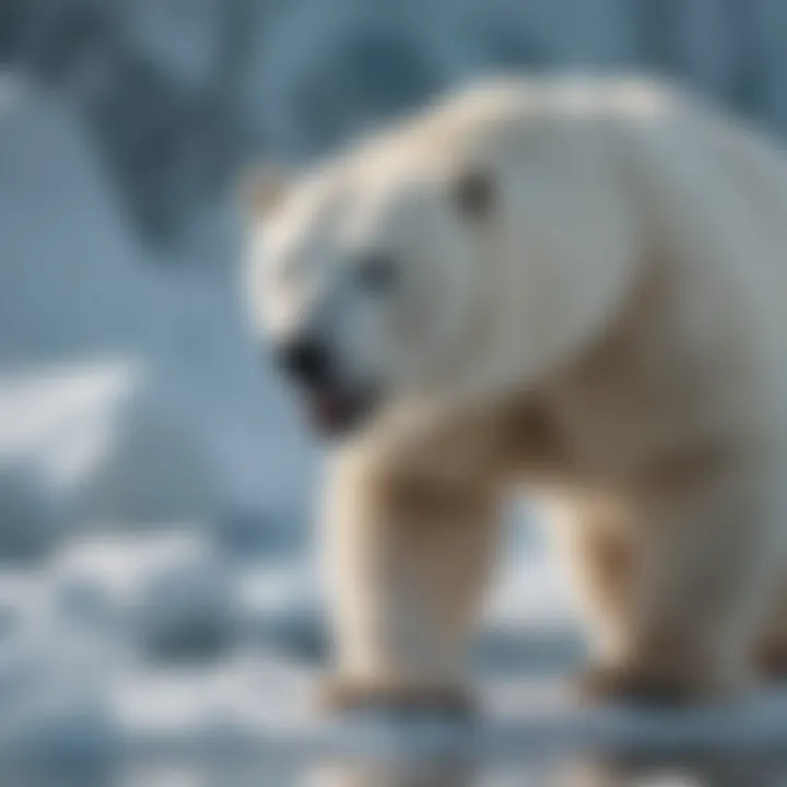 Polar Bear Hunting on Ice Floe