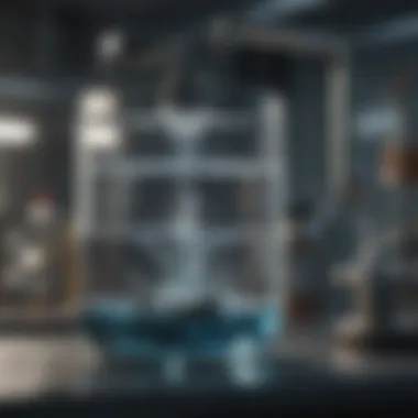 Innovative water filtration technology showcased in a laboratory setting