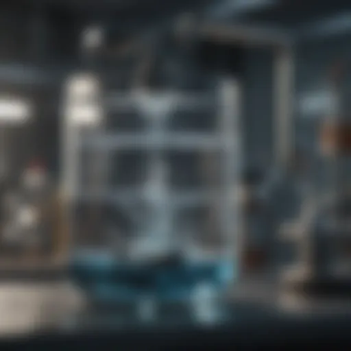 Innovative water filtration technology showcased in a laboratory setting