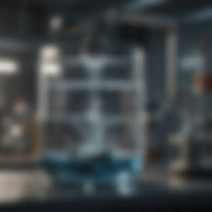 Innovative water filtration technology showcased in a laboratory setting