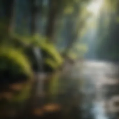 Purifying water with natural elements