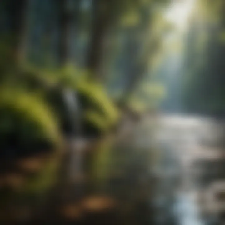 Purifying water with natural elements