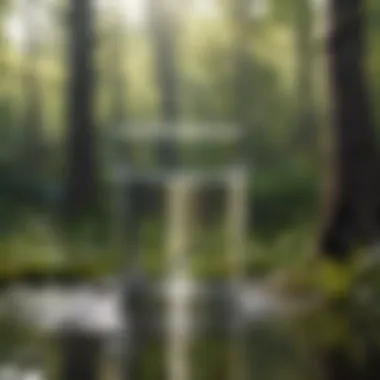 Illustration showing filtration principles in action