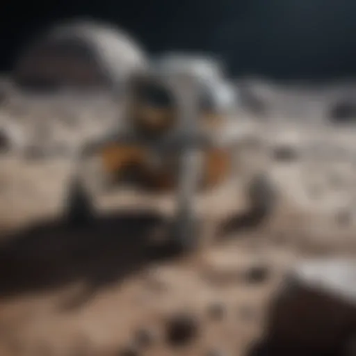 Apollo Lunar Module in Tranquility Base