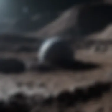 Earthrise as Seen from the Moon's Surface