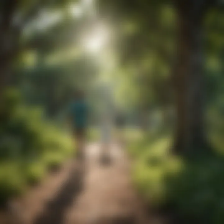 Children playing in a lush green park