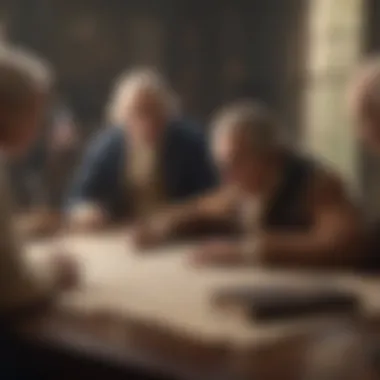 Founding Fathers Drafting Declaration