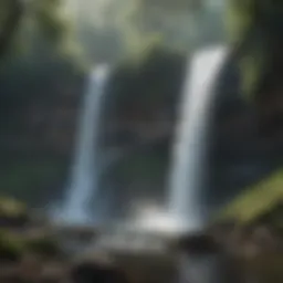 Majestic Waterfall in Untouched Wilderness