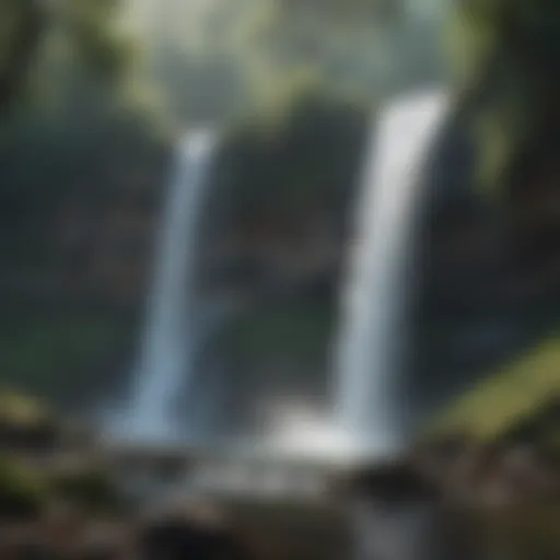 Majestic Waterfall in Untouched Wilderness
