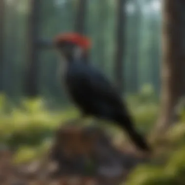 Garden Landscape for Attracting Pileated Woodpeckers Garden Landscape for Attracting Pileated Woodpeckers