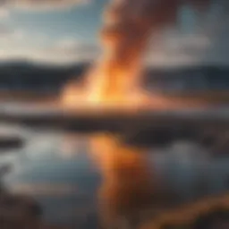 Geothermal features in Yellowstone National Park