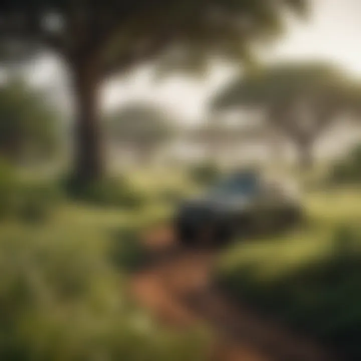 Ghana's lush green savannah landscape