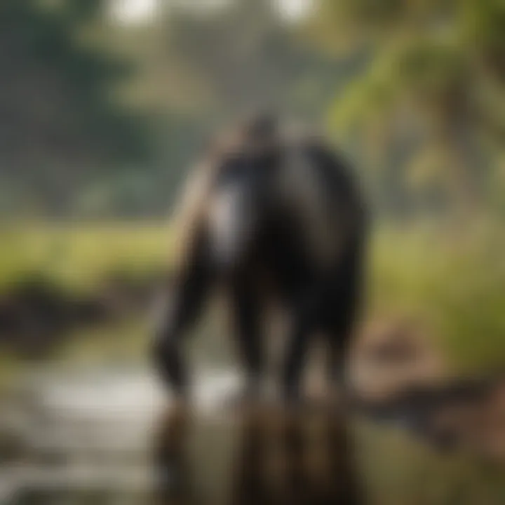 Giant Anteater Roaming the Pantanal Wetlands