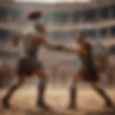 Gladiator Arena in Ancient Rome