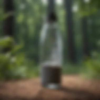 Glass Water Bottle with Silicone Sleeve