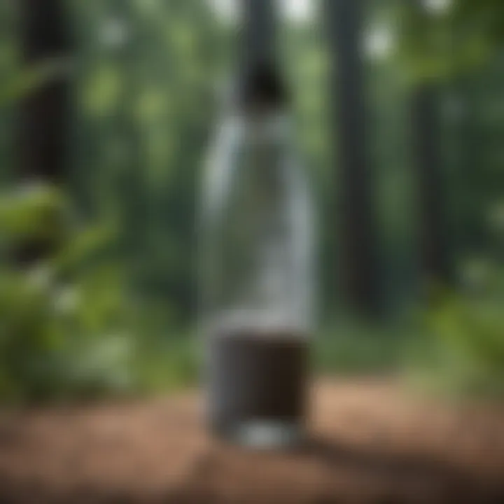 Glass Water Bottle with Silicone Sleeve