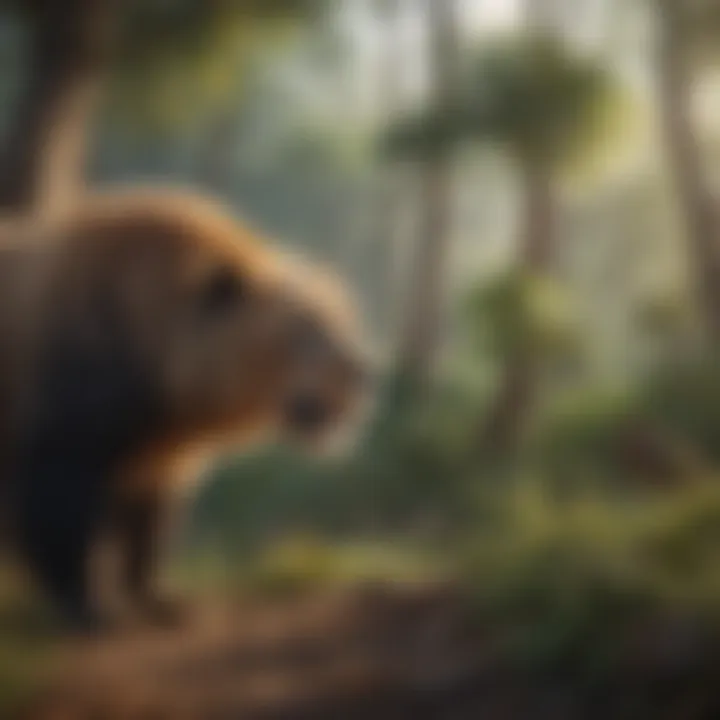 Illustration depicting global conservation efforts