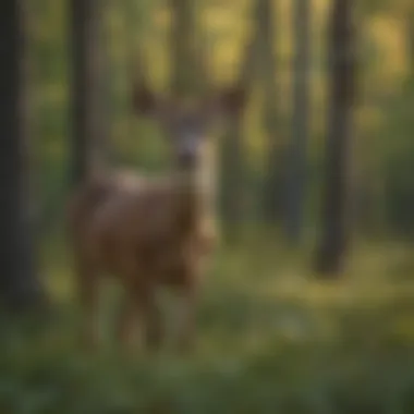 Graceful Deer in Michigan Wilderness