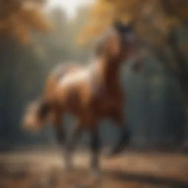 Graceful Horse in Chinese Zodiac