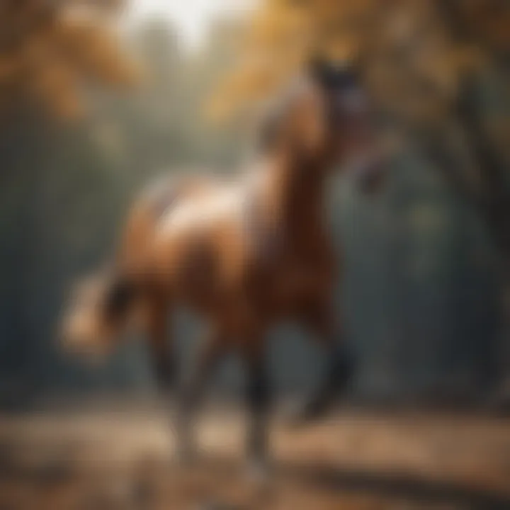 Graceful Horse in Chinese Zodiac