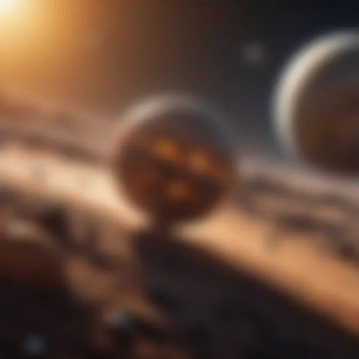 Visualization of gravitational pull from the sun on planets
