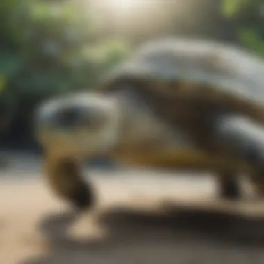 Majestic Green Sea Turtle in its Natural Habitat