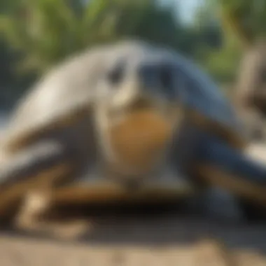 Researchers Studying Green Sea Turtle Nesting Patterns