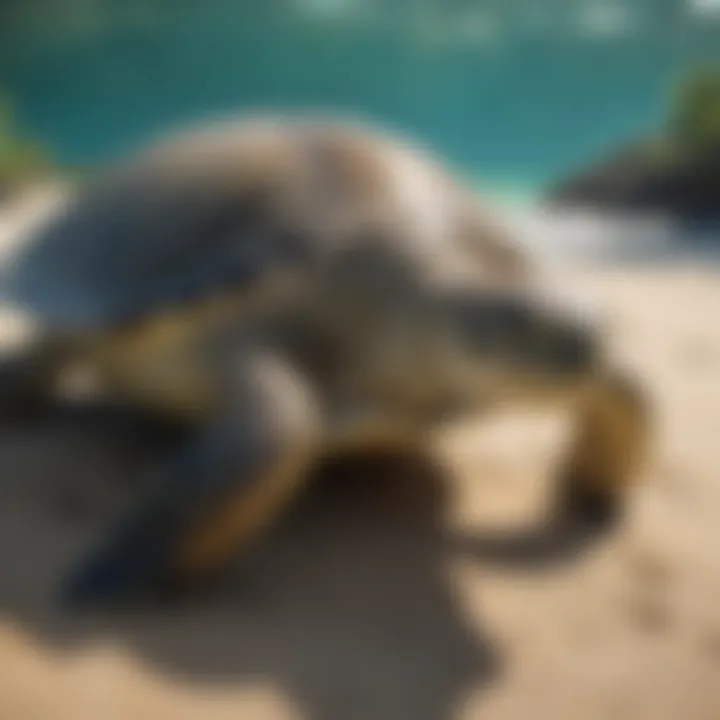 Conservationists Monitoring Green Sea Turtle Population Trends
