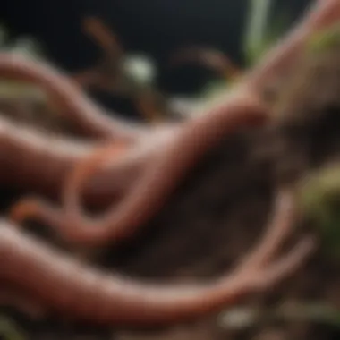 Internal Architecture Earthworm anatomy diagram