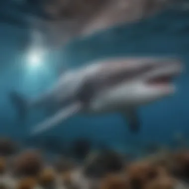 An illustration showcasing the geographical distribution of whale sharks across various oceans.