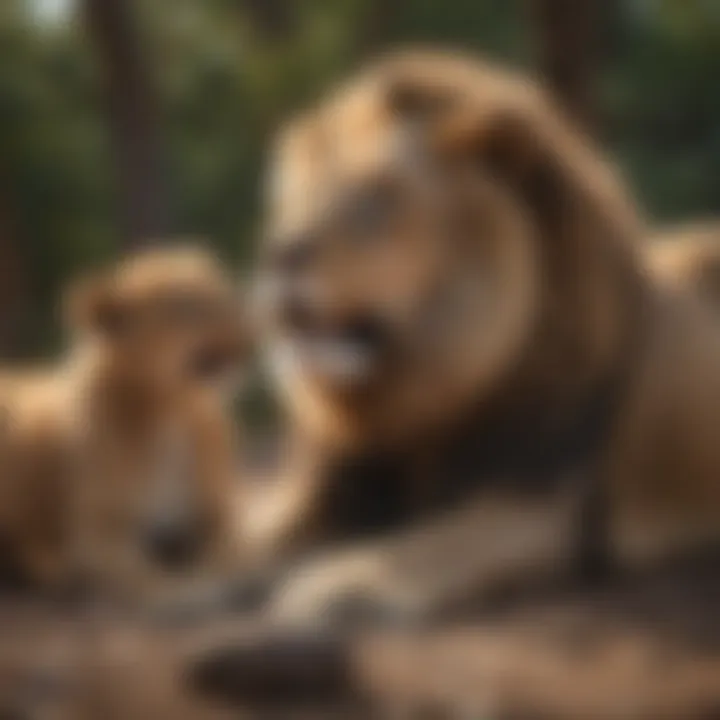 Children enjoying playtime with Happy Nappers Lion