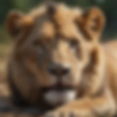 Happy Nappers Lion showcasing soothing features