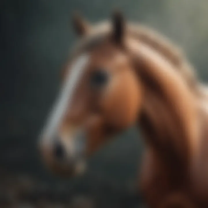 Harmonious Horse Chinese Zodiac Illustration