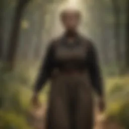 Harriet Tubman leading a group to freedom