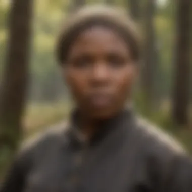Harriet Tubman standing strong in the face of adversity