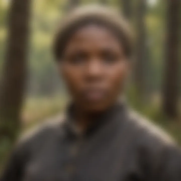 Harriet Tubman standing strong in the face of adversity