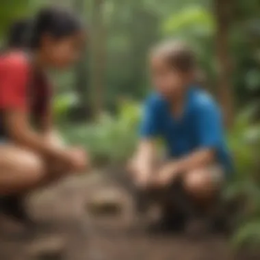 Educational Encounters: Discovering Hawaiian Wildlife Children learning about Hawaiian wildlife at a nature center