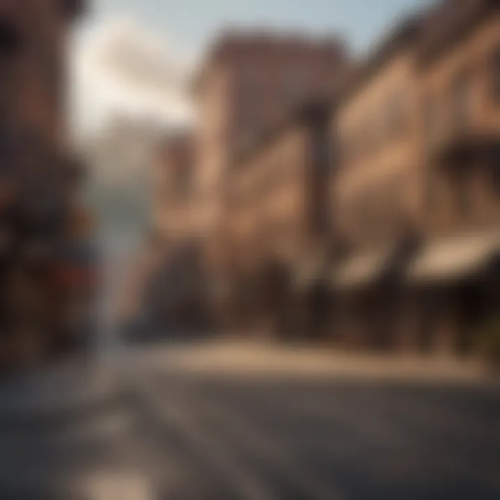 Historic architecture of Deadwood cityscape
