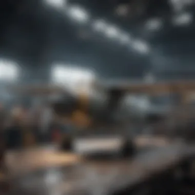 Cutting-Edge Assembly Process of Early Aircraft Historical Aviation Assembly Line