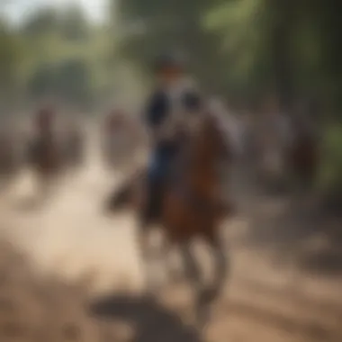 Historical reenactment of the Battle of Puebla on Cinco de Mayo