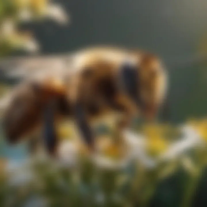 Honey Bee Pollination Process