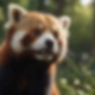 Community Involvement: Making a Difference for Red Pandas Volunteers engaging in a red panda conservation project